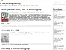 Tablet Screenshot of blog.creationengine.com